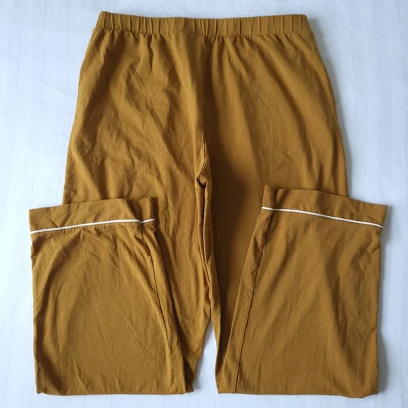 Madewell Knit Bedtime Gold Mustard Pajama Pants - Picture 3 of 10